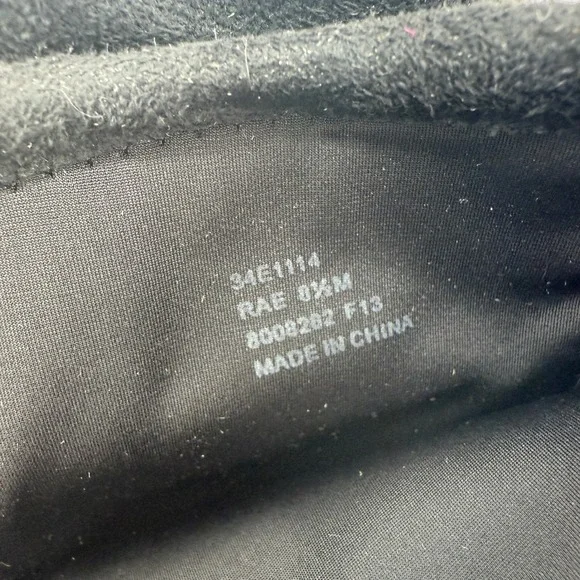 Calvin Klein Rae Over The Knee Boots Black Suede Women's 8.5M Flat Zip 21" Tall - Picture 7 of 8